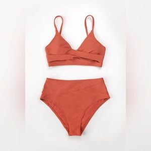M, Red, Cupshe Bikini